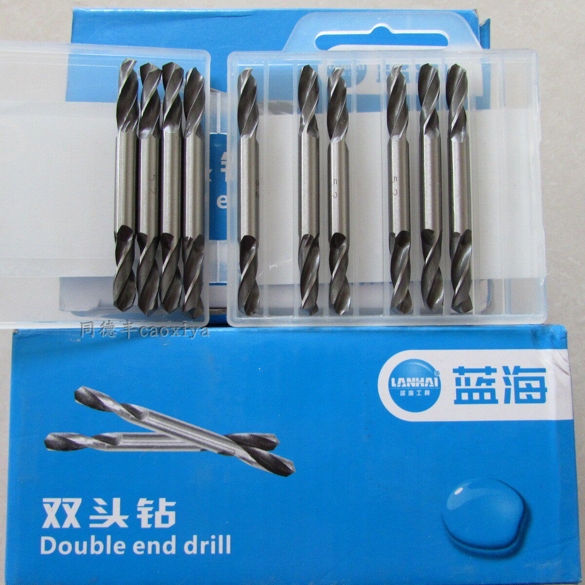 Blue Sea Double-headed Twist Drill Bit Double Edge Stainless Steel Special Single Head Electric Drill Bit 10