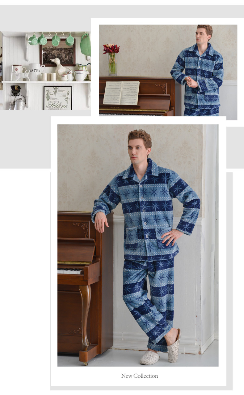 Pyjama pour homme SWEET REVE  BEAUX REVES en Polyester Polyester  à manches longues - Ref 3002690 Image 12