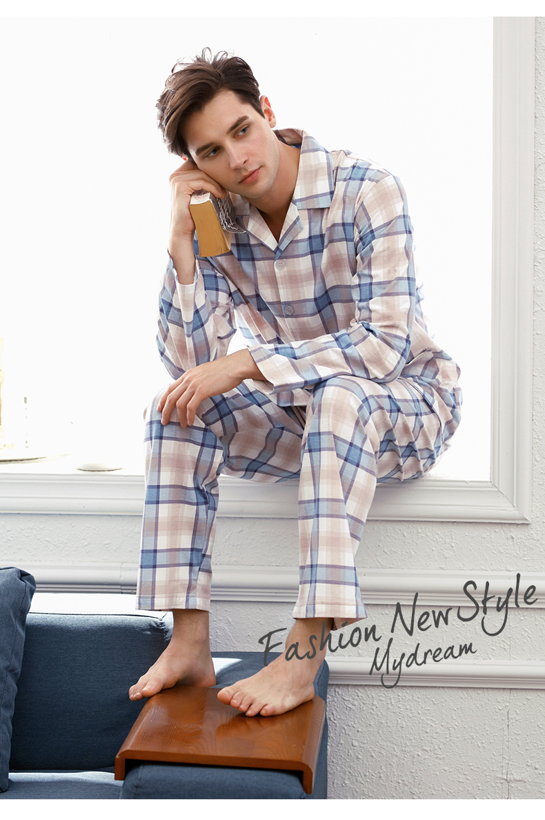 Pyjama pour homme SWEET REVE  BEAUX REVES en Coton à manches longues - Ref 3002699 Image 17