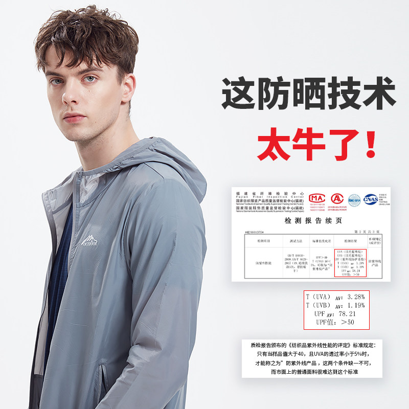 Yate spring and summer breathable sunscreen clothes women's long-sleeved medium-length fishing ultra-thin sunscreen shirt men's sports skin windbreaker