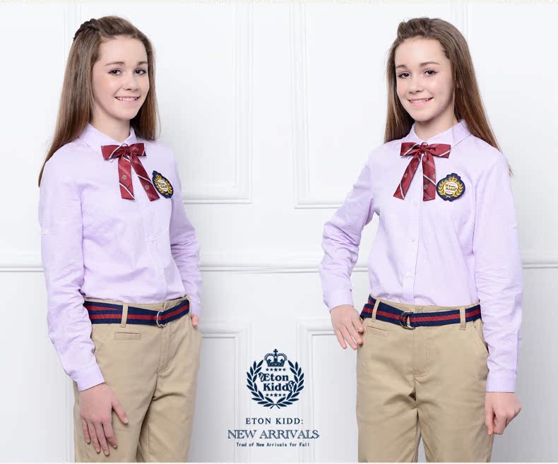 Chemise fille ETONKIDD à manche longue - Ref 2084506 Image 12