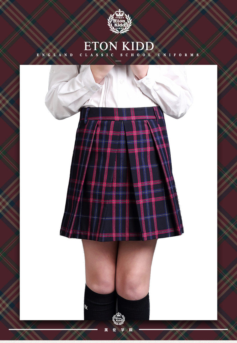 Jupe fillette ETONKIDD en mélange - Ref 2050201 Image 7