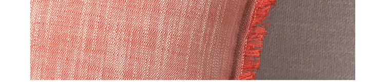Gối lưới màu đỏ đơn giản Châu Âu thêu đệm sofa gối tựa lưng màu hồng cam bằng túi Bay cửa sổ gối thắt lưng - Trở lại đệm / Bolsters gối tựa lưng trên giường