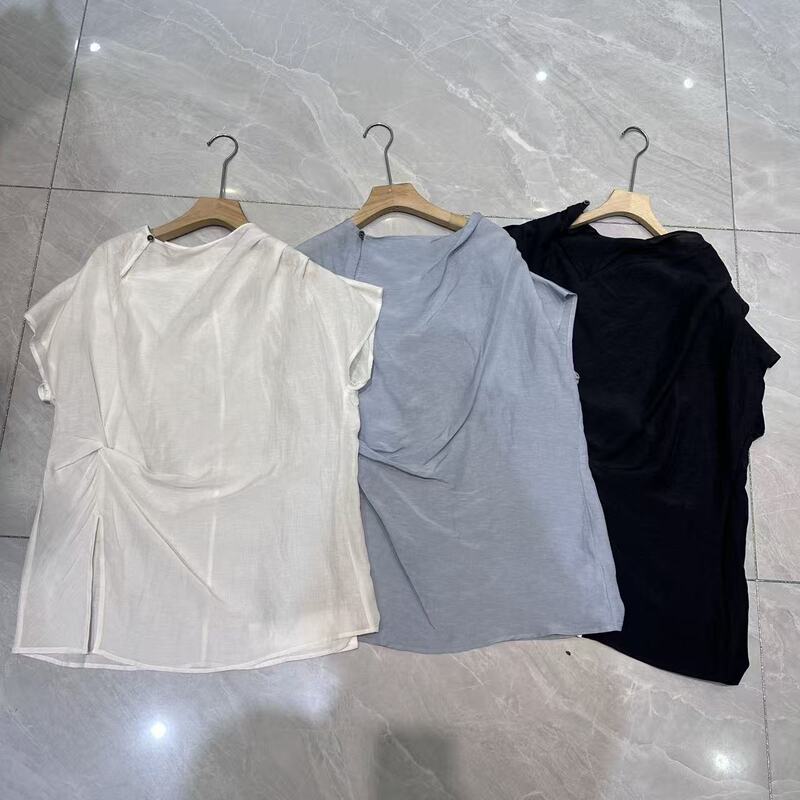 8.24 (No Returns, No Exchanges) 42 Linen 38 Rayon Twisted Knit Top 8.24 (No Returns, No Exchanges) 42 Linen 38 Rayon Twisted Knit Top