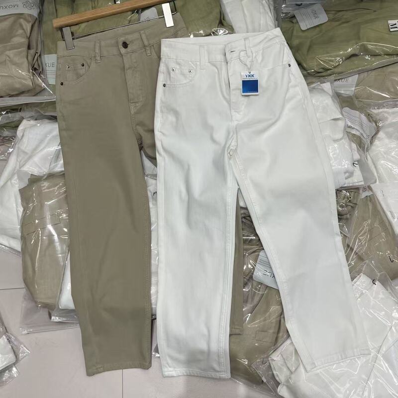 5.6 (No Returns, No Exchanges) for Personal Use, Good Pants, 72% Cotton, Polo Embroidery Cigarette Jeans 5.6 (No Returns, No Exchanges) for Personal Use, Good Pants, 72% Cotton, Polo Embroidery Cigarette Jeans