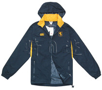 Autumn and winter parent-child CCC rugby suit with cap wind raincoat rugby net lined with long sleeves garnter warm