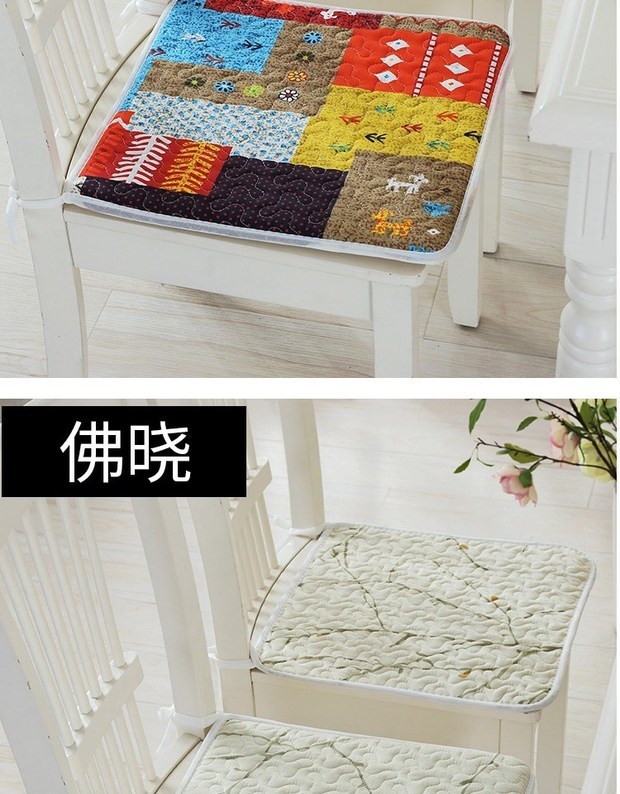Thời trang ghế cotton dễ thương pad ghế mỏng phần văn phòng đệm đệm thoáng khí ghế văn phòng mat - Ghế đệm / đệm Sofa thảm trải ghế sofa