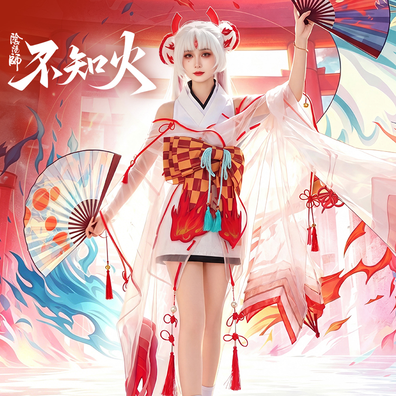In-Stock Onmyoji Shiranui Cosplay Costume Anime Game Character Role-Playing Cosplay Set for Women