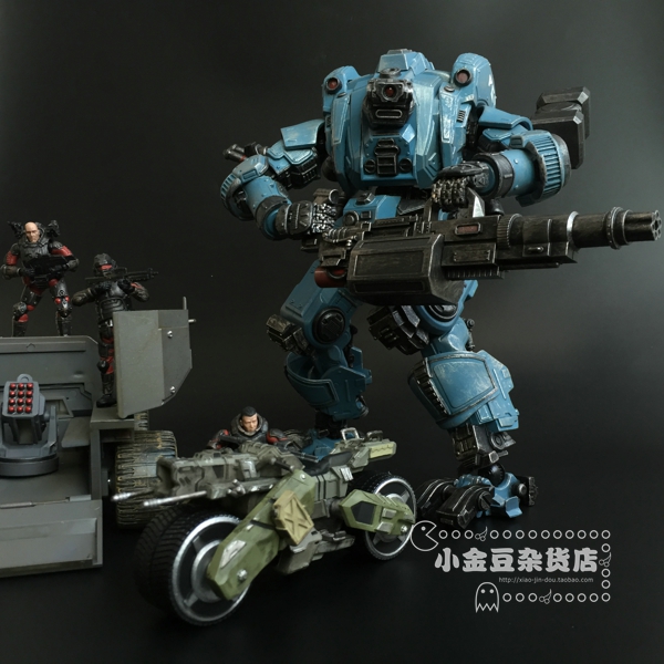 Nguồn tối 1 24 mô hình máy đồ chơi Pangu 2.5 inch lính di chuyển tay bộ sưu tập xe quân sự - Gundam / Mech Model / Robot / Transformers mô hình robot gundam