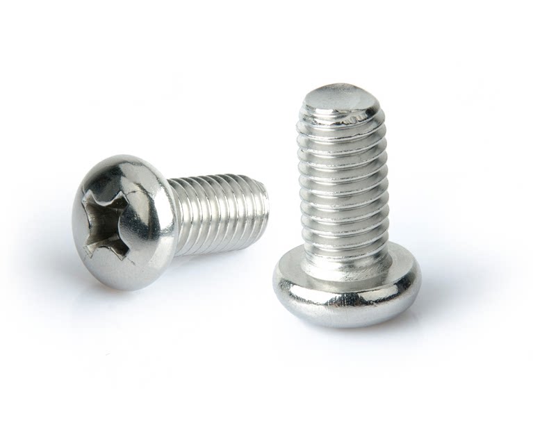 US-made Stainless Steel Cross Round Head Machine Silk Disc Head Cross Machine Silk Semicircle Head Cross 1 4-20 * 3 8