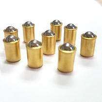 Brass pressed type ball head plunger no tooth step positioning Pearl light bead spring pin GN614-MS