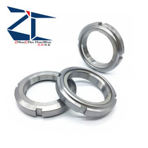(Taiwan production) JS metal sheet steel round nut bearing locking round screw cap M10-0 75-M100 * 2
