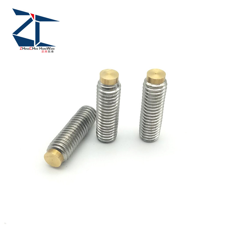 SBCPS6-8 copper head inner hexagonal tight bolt anti-slip stop screw