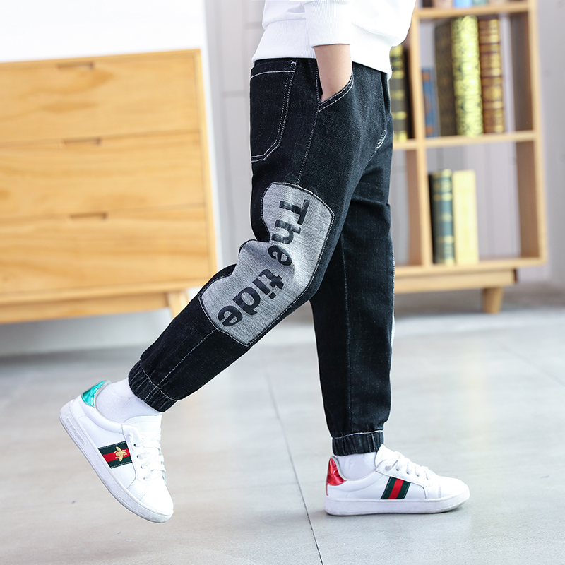 Boy Pants Long Pants Spring Summer Clothing Children Pants 2022 New Little Boy Loose Elastic Casual Pants