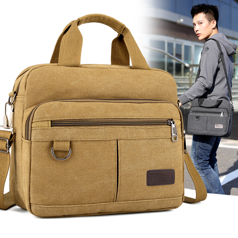 Man Bag Sails Buns Bag Men's Single Shoulder Bag Handbag Casual Men's Diagonal Satchel Bag Retro Postman Bag Briefcase Damp