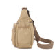 2024 ຜູ້ຊາຍ Canvas Bag ຜູ້ຊາຍ Crossbody ຜູ້ຊາຍ Bag Horizontal Style Casual Men's Bag Small Shoulder Bag Backpack Single Shoulder Crossbody Bag