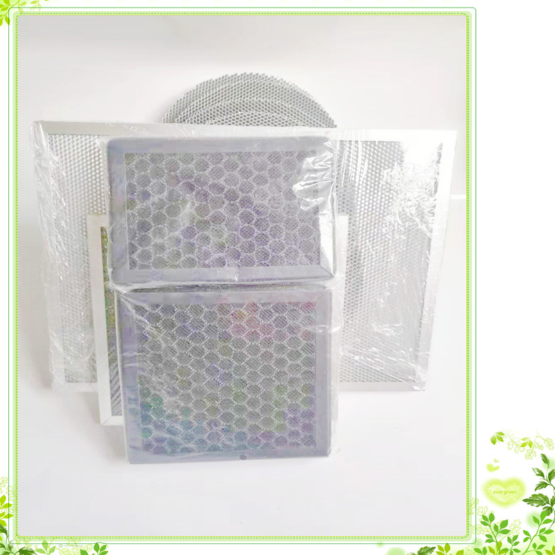 Manufacturer Direct UV light solution nano titanium dioxide catalytic plate photo-catalyst aluminium-based cellular filter air purifying