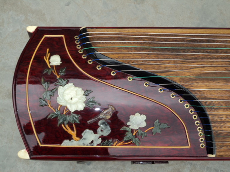 Yangzhou Fairy Folk Musical Instrument Factory Jade Guzheng Solid Wood Inspection Examination Early School Koto