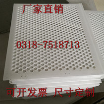 Customized 3mm 5mm plate thick PP porous backing plate food grade high temperature resistant corrosion resistant plastic plate round hole net