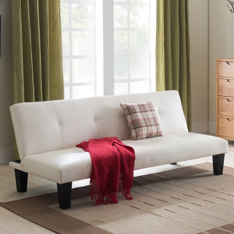 Nordic leather artisan sofa bed minimalist small family type multifunction cotton linen sofa bed can be folded and washed 1-8 m leather