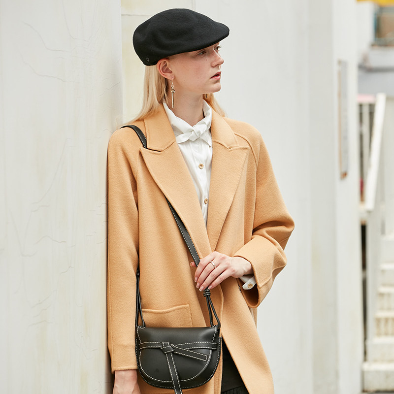 naegvrre 100%纯羊毛 双面呢 女式大衣外套 天猫优惠券折后￥499包邮（￥759-260）3色可选