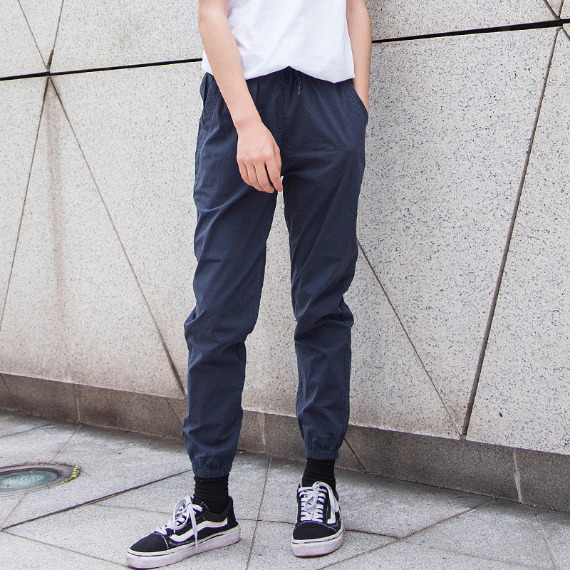 Navy Blue Pants for Women 2026 New Style Cargo Pants Summer Thin Petite Jogger Casual Sports Spring and Autumn Cropped Pants