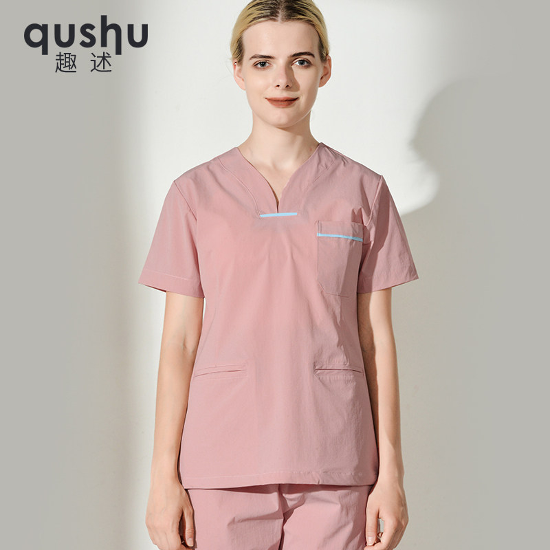Hand washing clothes two-piece style suit Surgical sweatshirt Long sleeves Doctor Nursing wear short sleeves Summer operating room Working clothes