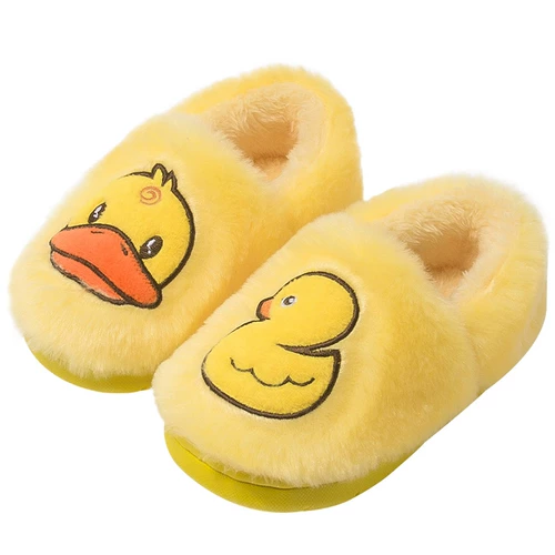 Детские зимние тапочки, милая нескользящая детская модная обувь для мальчиков для раннего возраста, 1-2 лет