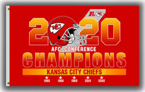 NFL Kansas City Chiefs Champions 2020 Football Team Flag