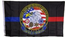 Responders (Police Fire EMS Sheriff Patrol) Flag foreign trade Flag