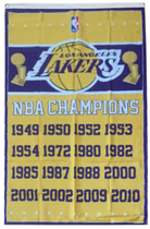 Foreign trade Los Angeles Lakers champions flag NBA Los Angeles Lakers flag2020