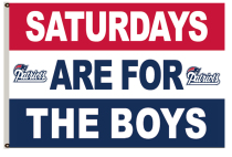 Foreign Trade Olive Team Football Saturdays are for the boys Flag