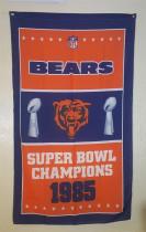 Foreign Trade Chicago Bears 30 Fan Flags NFL Chicago Bears USA Star Flag