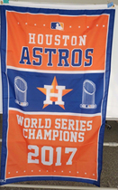 2017 Houston Astros Champions Baseball Flag MLB Houston Astros Champions Flag
