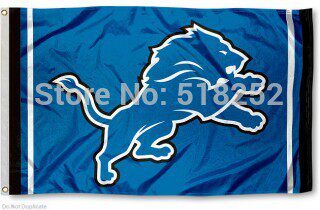 NFL Detroit Lions Flag Detroit's Lion Air Force Stars US Flag Edition fan flag