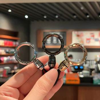 Car Keychain Pendant, Metal Simple Key Chain, Waist Rotating Buckle Ring, Business Anti-Lost Keychain