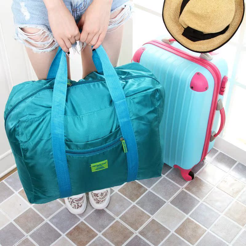 Túi hành lý xách tay nữ túi mua sắm dung lượng lớn gấp nhẹ túi lưu trữ xách tay vải không thấm nước túi đeo vai túi du lịch giá rẻ