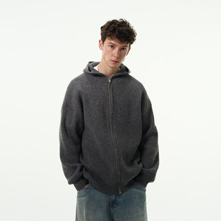 Madwitch lazy style hooded knit jacket