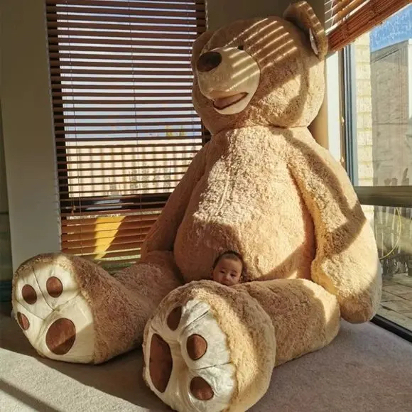 Extra Large American Big Bear Plush Toy Teddy Bear Doll Hug Bear Doll as a Birthday Gift for Girlfriend