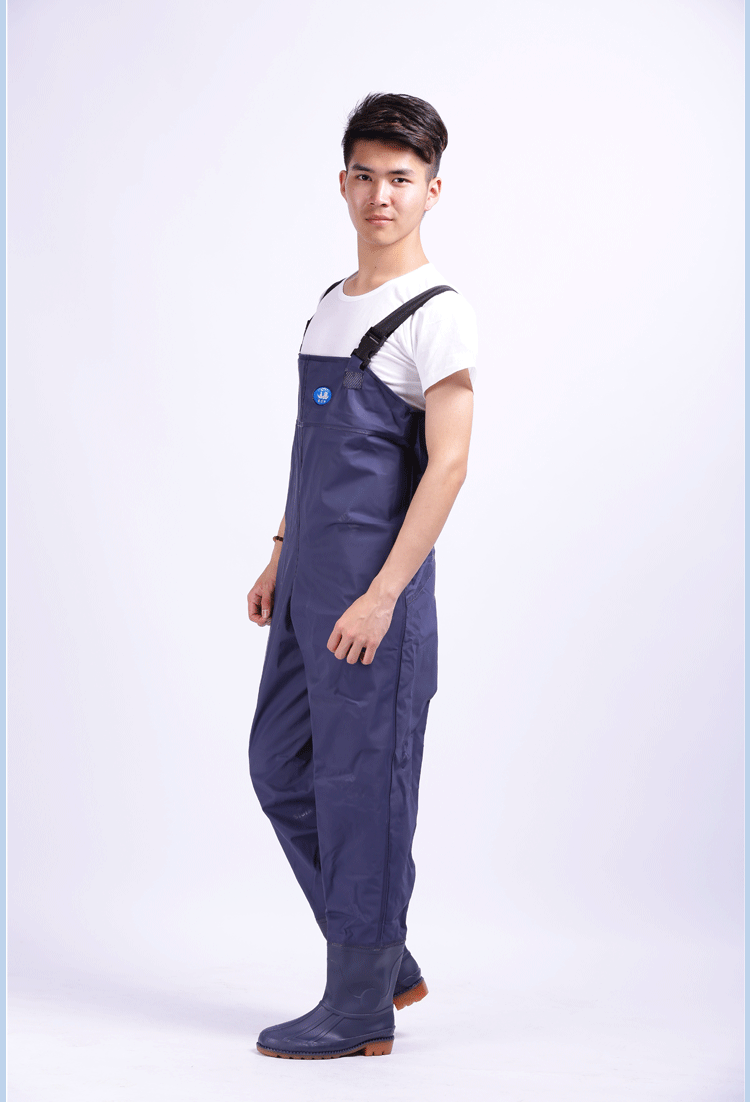 Vận chuyển Jiang Taigong quần nước không thấm nước quần cá quần dày đào phù hợp với bắt cá quần Xiêm áo mưa mưa khởi động mưa quần —