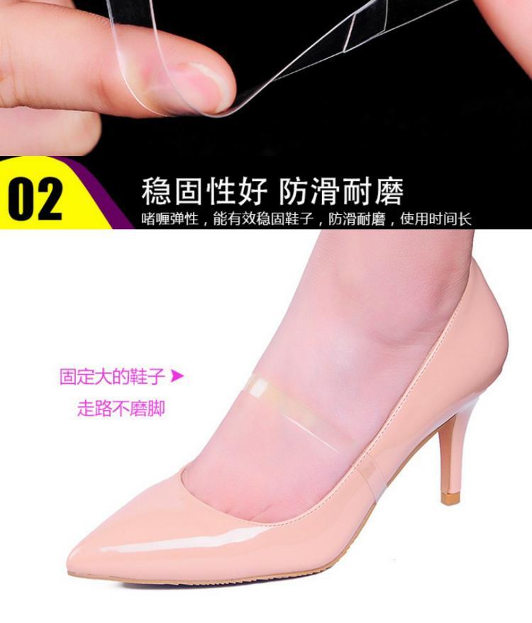 6 đôi giày cao gót trong suốt bó vô hình có dây buộc không có dép của phụ nữ day giay