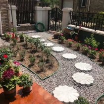 Garden Granite Stepping stone Outdoor stepping stone Garden Yard Stepping stone Lawn stepping Outdoor floor tile Paving stone