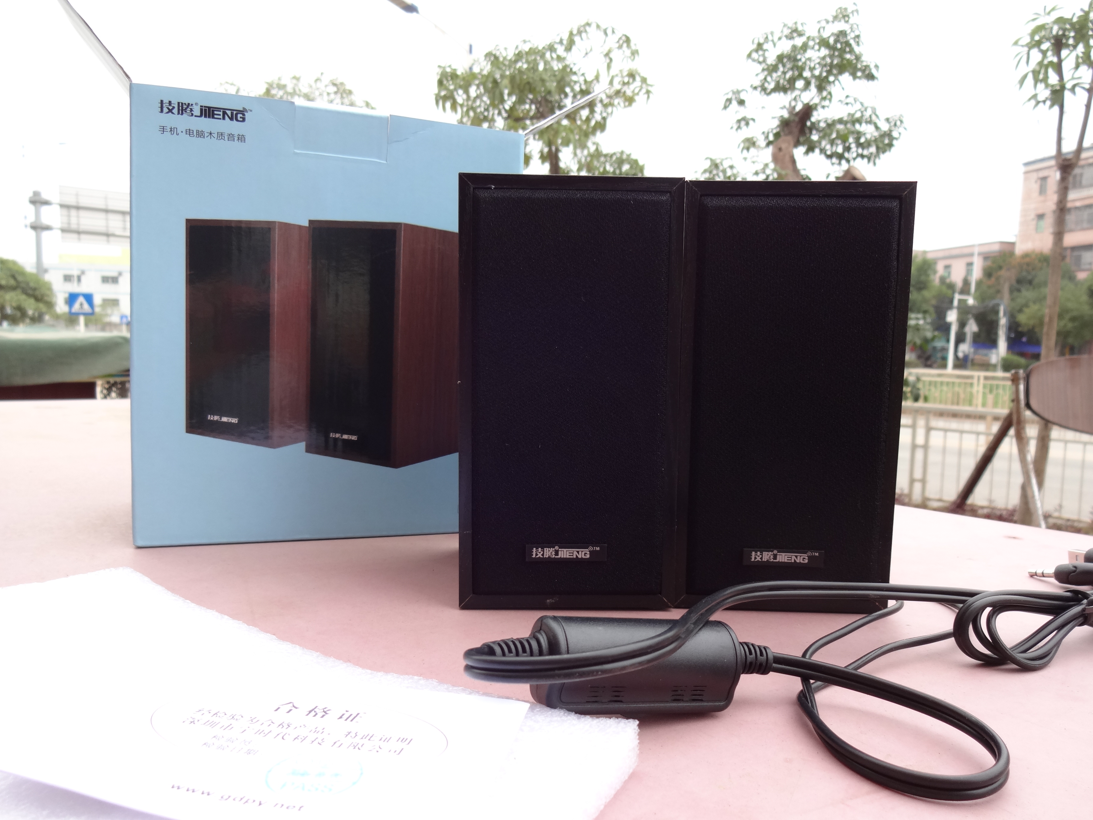 New explosion JT047 notebook computer speaker subwoofer USB desktop wooden desktop home audio batch fa