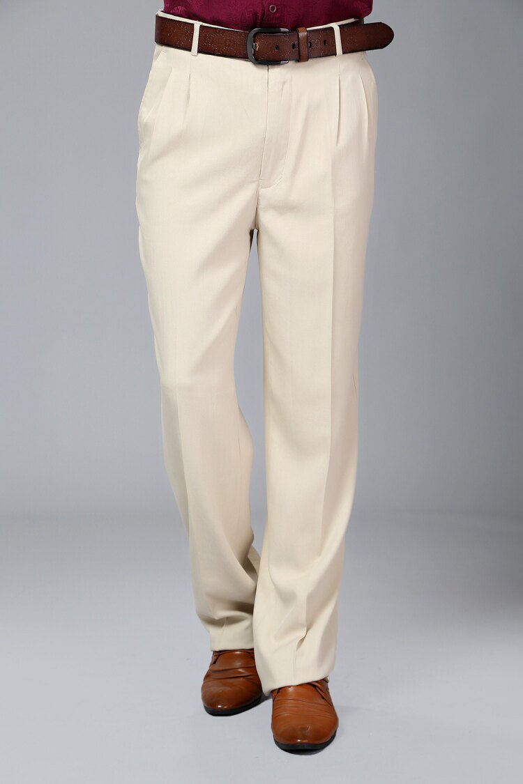Pantalon droit en soie pour automne - Ref 1470561 Image 15