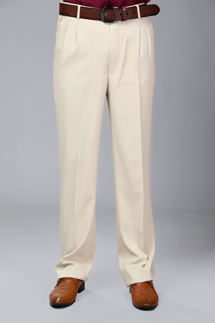 Pantalon droit en soie pour automne - Ref 1470561 Image 16