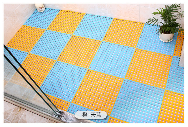 Non-slip thảm tắm khảm phòng tắm vòi sen thảm tắm lớn cơ sở tắm pad kín nước rỗng - Thảm sàn miếng lót sàn nhà tắm