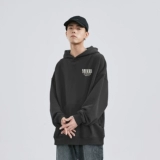 PCLP Демисезонный балахон, ретро трикотажная толстовка с капюшоном, этнический стиль, свободный крой, в американском стиле