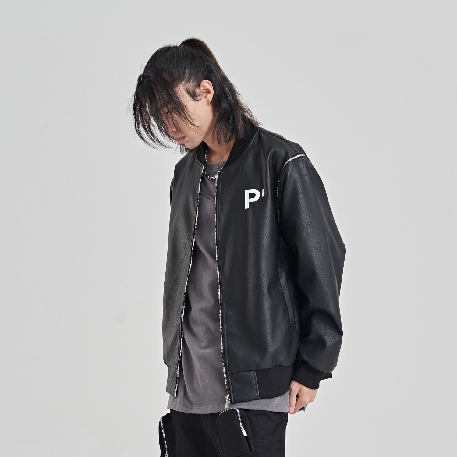 PCLP Detached Cuff Cortical Baseball Suit National Tide Card Autumn Clothing Spring Autumn Season Tooling Men's Jacket
