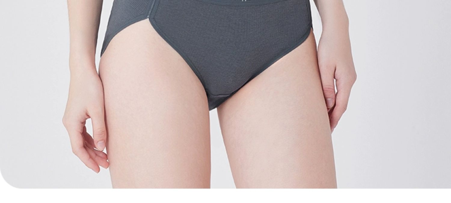 Kappa 23秋冬新品 女士50S螺纹棉抗菌串标三角内裤3条装 KP3K15 新低48.4元包邮 值值值-买手聚集的地方