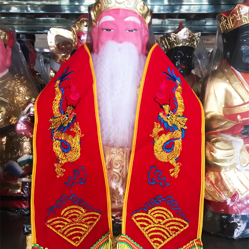 Statue of the statue of the statue of the statue of the statue of the red and red of the statue of the statue with embroidered statues adorn the statue of the statue-Taobao